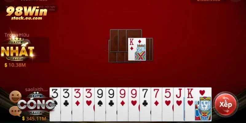 Lợi ích khi trải nghiệm tiến lên miền Nam 98WIN